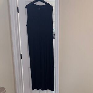 Market & Spruce Black Sleeveless Maxi Dress
